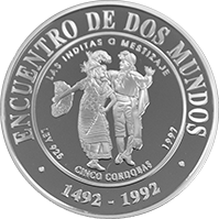 Anverso de la moneda III Serie Iberoamericana – Inditas