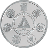 Reverso de la moneda XII Serie Iberoamericana – Ferrocarriles Históricos – Locomotora 25