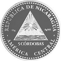 Reverso de la moneda Descubrimiento Cristóbal Colon 1502