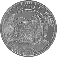 Anverso de la moneda Jaguar