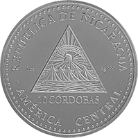Reverso de la moneda Quetzalcoatl
