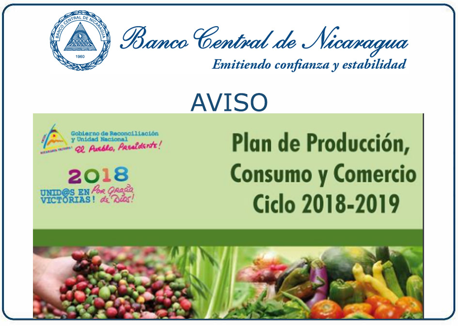 Plan de Producción Consumo y Comercio Ciclo 2018 - 2019 