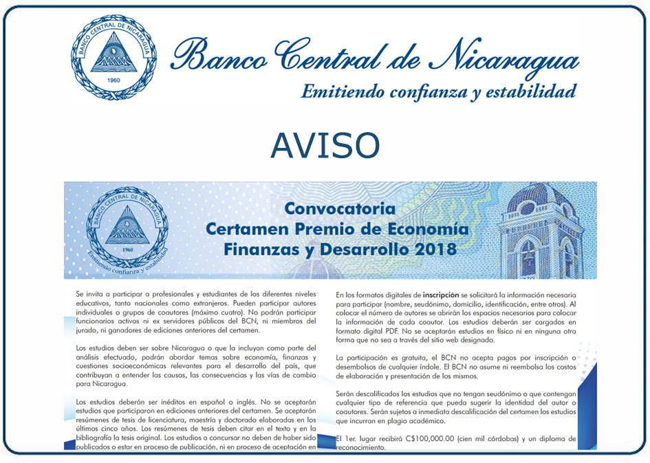 Formulario de inscripción Premio de Economía 2018