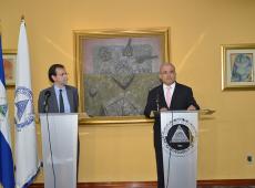 Conferencia de Prensa Retiro Oficina FMI de Nicaragua
